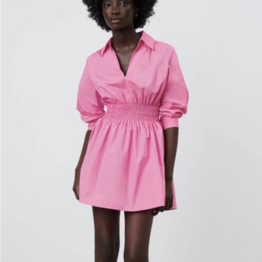 ZARA Hot Pink Dress (Size M)